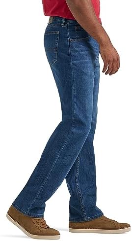 Wrangler Authentics Men's Big and Tall Classic 5-Pocket Regular Fit Jean, Blue Ocean Flex, 46x32 Wrangler Authentics Men's Big and Tall Classic 5-Pocket Regular Fit Jean, Blue Ocean Flex, 46x32