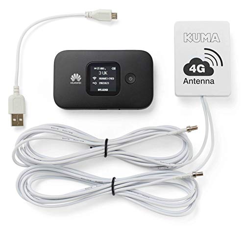 KUMA 4G Caravan Site Wireless WiFi Antena Móvil de Bolsillo Datos SimHotspot Internet Kit con Booster para Motocicletas Camiones Barcos