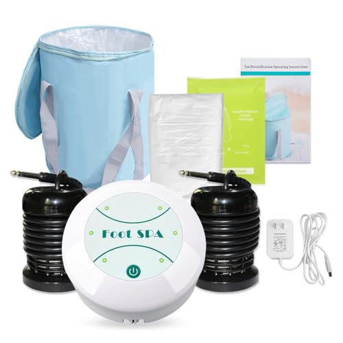 Portable-Ionic-Detox-Foot-Bath-Machine-Professional-Ionic-Foot-Spa-System-Ion-Cleanse-Chi-for-Home-Use-Salon-Beauty-Club-Bundle-with-Foldable-Tub-All-Original-Accessories-Included