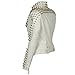 SX Women Punk Faux Leather PU Black Jacket Studded Rivet Fashion Streetwear Motorcycle Coat (XL, White)