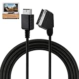 Othrion Scart Cable Converter compatible with PS1 PS2 PS3 Consoles,1.8m Length Nickel-Plated Connectors,Supports 720P/1080P Resolution,Use to Multimedia Streaming and Gaming （NOT for HDMI）