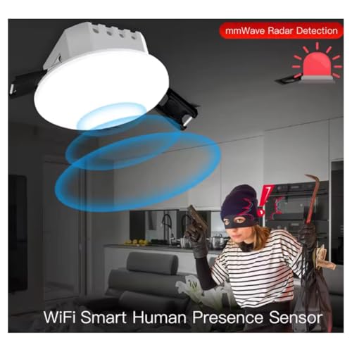 Détecteur de présence humaine ZigBee Tuya pour plafond smart life