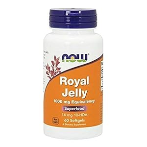 NOW Foods Royal Jelly 1500mg, 60 Capsules (Pack of 2)