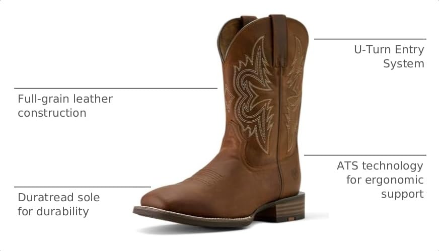 Image of ARIAT Men's Western Big Rig Wide Square Toe Cowboy Boot