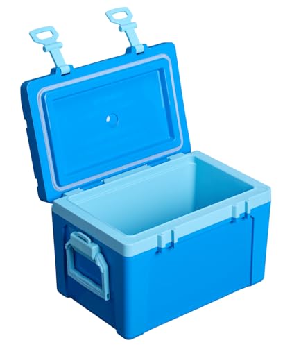 Image of Stanley Adventure Outdoor Cooler 24 qt | Heavy Duty Outdoor Camping Cooler with Easy Carry Top Handle | BPA-Free | Azure