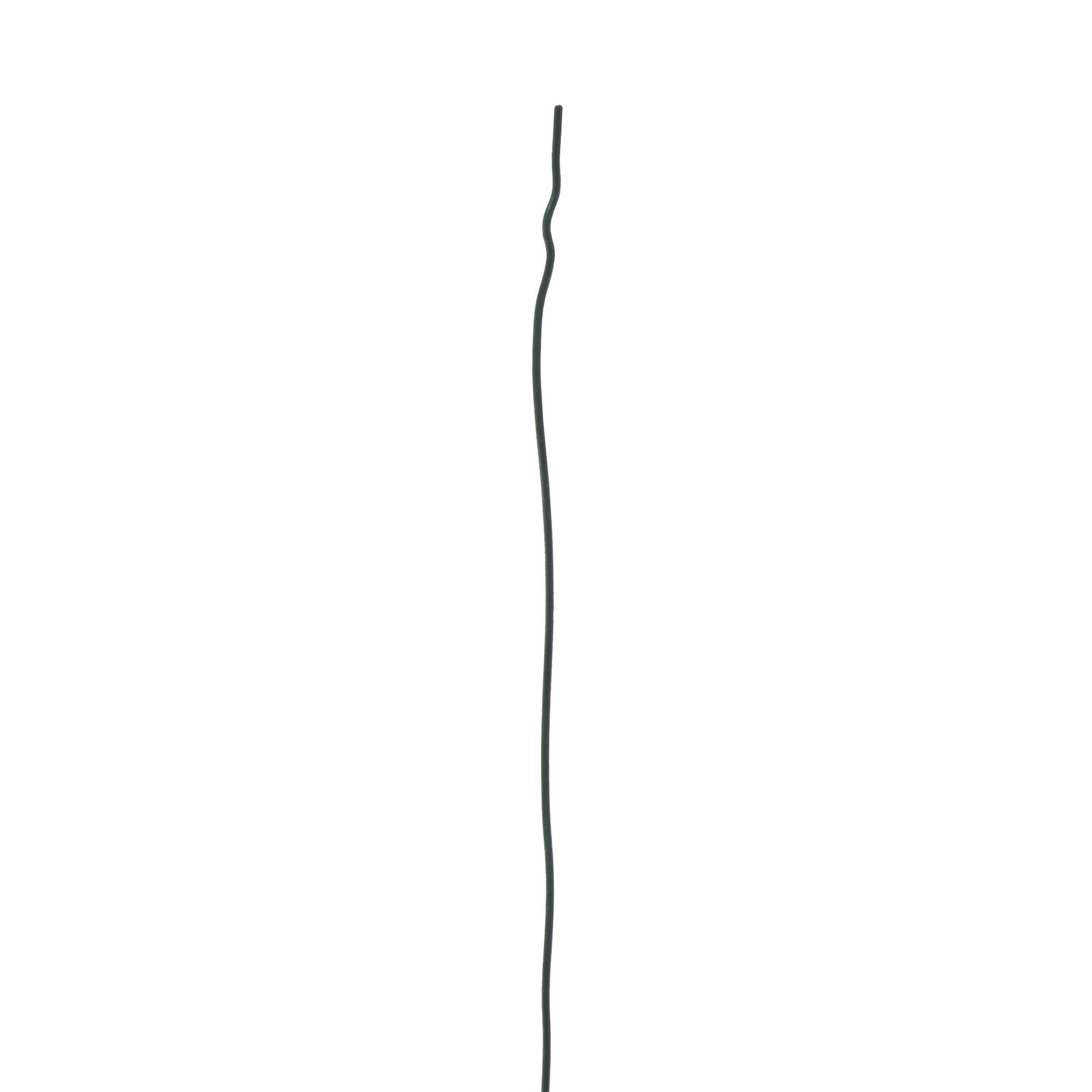 WERKA Pro Fil de Fer plastifié Vert avec Support, Bobine de 50 m, Section 1,2 x 1,6 mm, Parfait pour Fixation, Attache ou clôture au Jardin, offrant durabilité et flexibilité