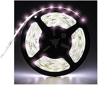 Tasodin Water-Resistance IP65, 12V Waterproof Flexible LED Strip Light, 16.4ft/5m Cuttable LED Light