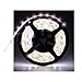 Tasodin Water-Resistance IP65, 12V Waterproof Flexible LED Strip Light, 16.4ft/5m Cuttable LED Light Strips, 300 Units 3528 LEDs Lighting String, LED Tape(White) Power Adapter not Included