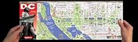 StreetSmart Washington DC by VanDam - City Street Map of Washington DC with special National Mall detail - Laminated folding pocket size city travel guide and Metro map 1934395668 Book Cover