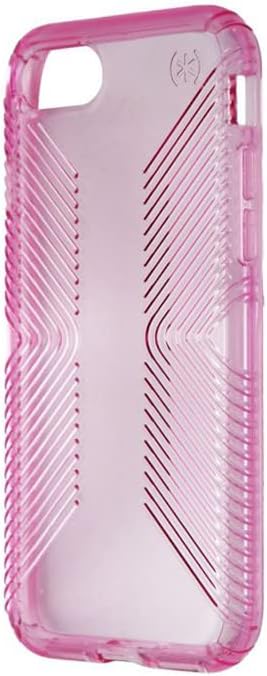 Speck Perfect-Clear Grip Case for Apple iPhone SE (2nd Gen) & 8/7 - Bella Pink (Bella Pink)