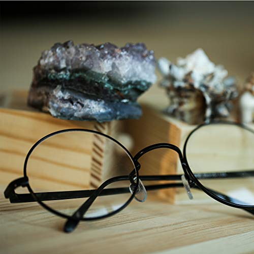 Skeleteen Wizard Costume Accessories Set - Nerd Circle Glasses, Tie and a Magic Wand Accessory Set for Kids and Adults