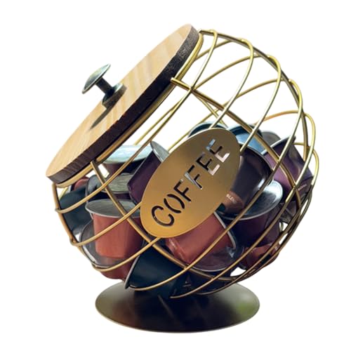 Support de dosettes de café avec couvercle, grand rangement maison - 8