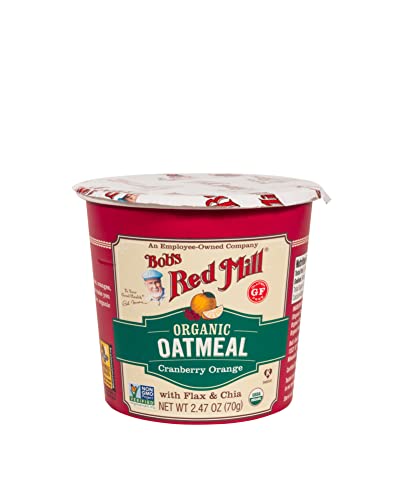 Bob's Red Mill Organic Gluten Free Oatmeal Cup, Cranberry Orange (Single)