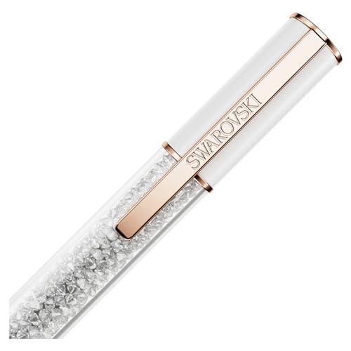 Caneta Esferográfica Swarovski Crystalline Lustre, Branco