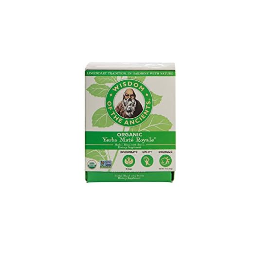 Wisdom of the Ancients Organic Yerba Maté Tea Bags, Royale, 1.1 oz