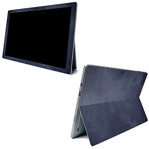 Image of MightySkins Carbon Fiber Skin for Microsoft Surface Pro 7 - Charcoal Lattice | Textured Carbon Fiber Finish | Easy to Apply, Remove, and Change Styles | Made in The USA