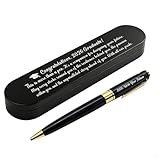 ABBNT Class of 2026 Graduation Gift, Sentimental Congratulations Graduation Present, Custom Engraved Ballpoint Pen with Metal Case, Perfect Grad Keepsake Gift