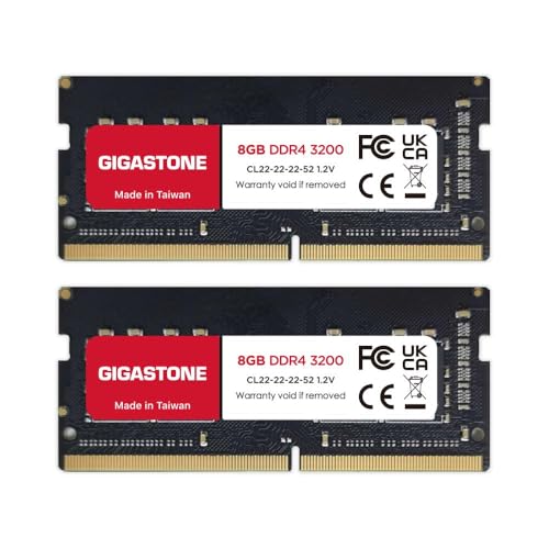Amazon.co.jp: 【メモリ ノートパソコン専用 DDR4】GIGASTONE 8GBx2枚