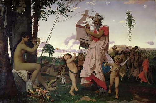 Image sur toile Anacréon de Gérôme pour décoration murale grand format salon