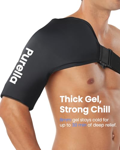 Shoulder Ice Pack Rotator Cuff Cold Therapy, Gel Ice Packs for Injuries Reusable with Long-Lasting Cooling, Thickened Ice Pack for Shoulder, Hot and Cold Pack for Pain Relief, Surgery Recovery Gifts — view 2
