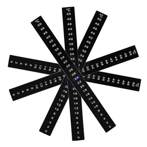 Unomor Rmometer Stick on Brewing Thermometer Sticker Thermostatic Label Accurate Temperature Detecti