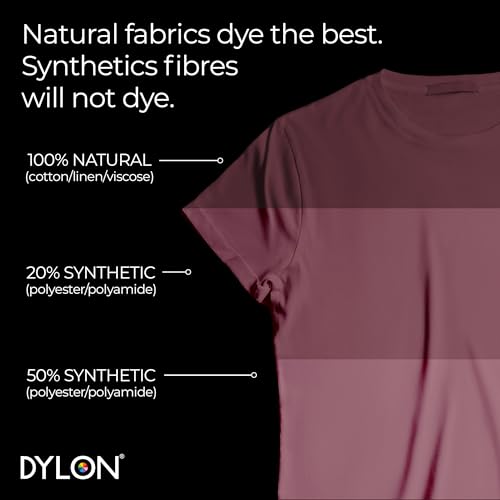 DYLON Washing Machine Fabric Dye Pod for Clothes & Soft Furnishings, 350g – Plum Red