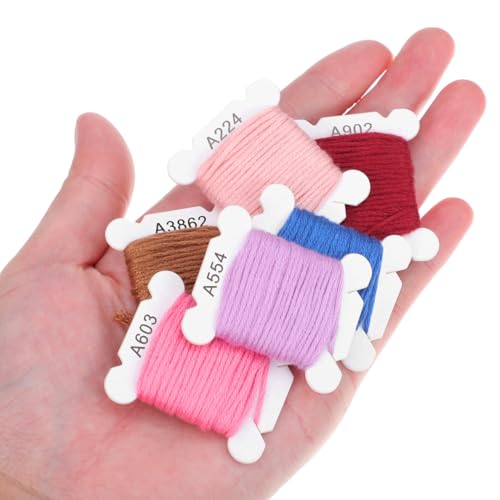 Image of 80 Colors Embroidery Thread Set, Friendship Bracelet String Kit with Floss for DIY Sewing, Jewelry Making, and Craft Projects
