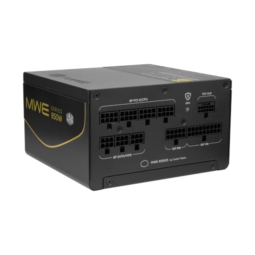 Image of Cooler Master MWE V4 850W Power Supply, PCIe 5.1 Ready, GPU Shield