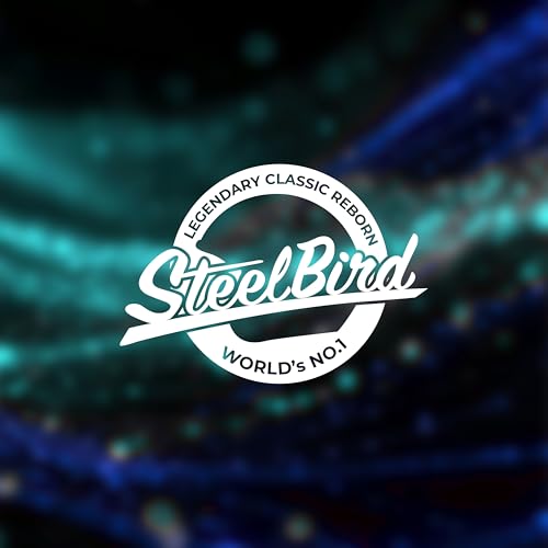 Image of Steelbird SBH 65 Retro 3.0 DOT and ISI Certified Open Face Helmet for Men and Women (Large 600 MM,Glossy Armada Blue)