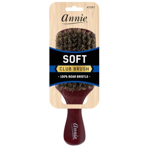 Annie Soft Club 100% Pure Boar Bristle Wave Hair Brush for Men