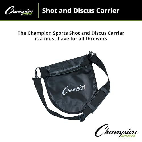 Champion Sports Shot/Discus Carrier with Shoulder Strap
