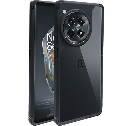 Image of A rtistque Hard Clear Back Cover Case for OnePlus 12R 5G | Shockproof TPU | Acrylic Armor Case for OnePlus 12R 5G | Stylish Protective Design - Transparent