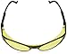 Honeywell Home Amber Safety Glasses, Scratch-Resistant, Wraparound, Yellow (S1601)