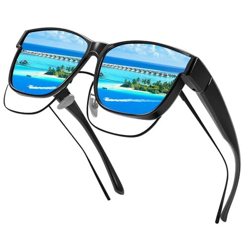 JSTHHTT Überzieh Sonnenbrille Damen und Herren, Sonnenbrille Herren...