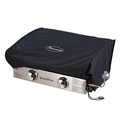 Cover For Blackstone 22 Inch Griddle Water Resistant 600D Polyester Heavy Duty Flat Top 22" Gas Grill Cover Exclusively Fits Blackstone 22" Griddle Cooking Station-22In Griddle With Hood Cover #TOP2