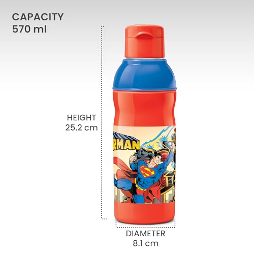 Image of Milton Kool Prime 600 Insulated Kids Water Bottle, 570 ml, Red | BPA & Lead Free | Food Grade | Leak Proof | PU Insulated | Easy to Carry