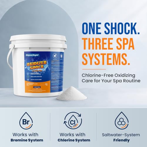 AquaJoyer Non-Chlorine Spa Shock for Hot Tub – 5 lbs, Chlorine-Free Treatment, Helps Support Bromine, Saltwater Safe, Quick Dissolving Oxidizer Oxidizing by AquaJoyer - Used condition - Image 6