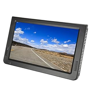 Haofy TV Digitale LED ISDB, TV Portatile da 10 Pollici, Ricezione Segnale Forte, Ricaricabile 1800 MAh, con Supporto per Auto