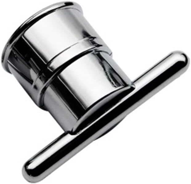 INLIMA Door Handle Chromed Plastic Single Hole Glass Door Knob Handles for Interior Furniture Shower CabinShower Room Accessories