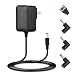 IBERLS AC to DC 12V 1A Transforme Wall Switching Power Supply Cord Plug Charger Adapter 12W for CCTV Security Camera, LED Strip Lights, Moen Faucet and More 5.5 x 2.1mm (4 Connector)