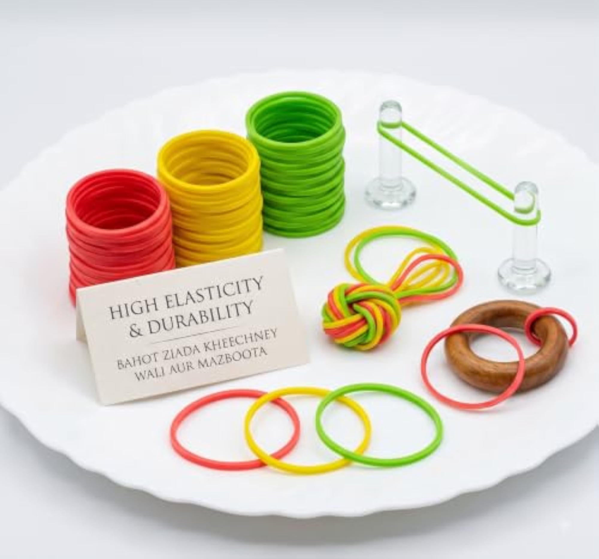 Rubber Bands Strong & Durable Heavy Duty Elastic for Daily Household Use