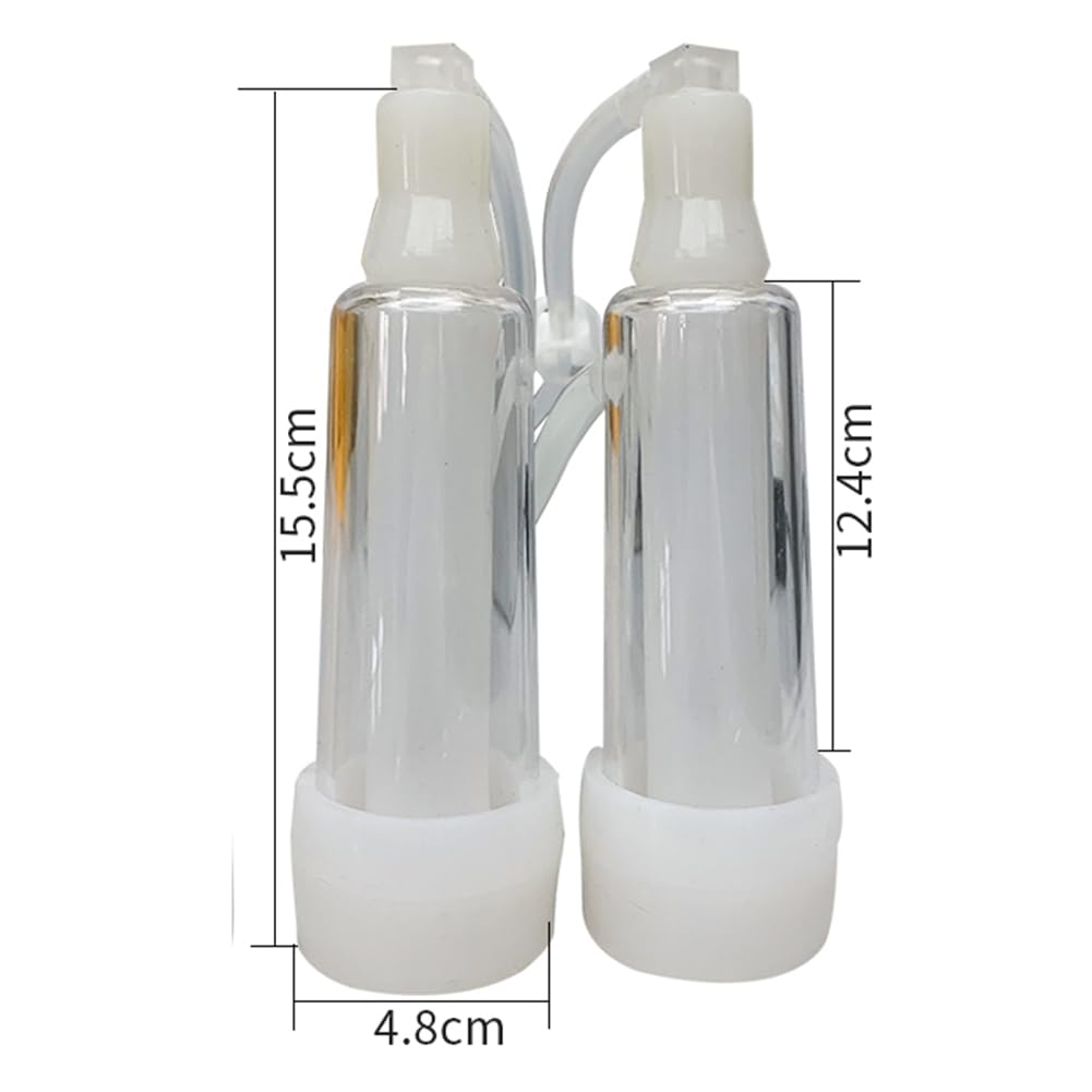 1 paire de doublure en silicone de lait de chèvre pour machine à traire pulsation accessoires vache manuel traire électrique impulsion automatique (C)