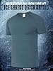Men's Breathable Ice Shreds Quick Drying T-Shirt, Cooling Athletic Top, Lightweight Short Sleeve Tee for Sports, 1 Piece #4