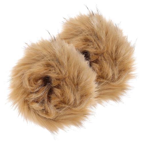 BESPORTBLE Elegant Wrist Cuffs Fur Cuff Bracelet Winter Warm Arm Warmers Fuzzy Hand Set