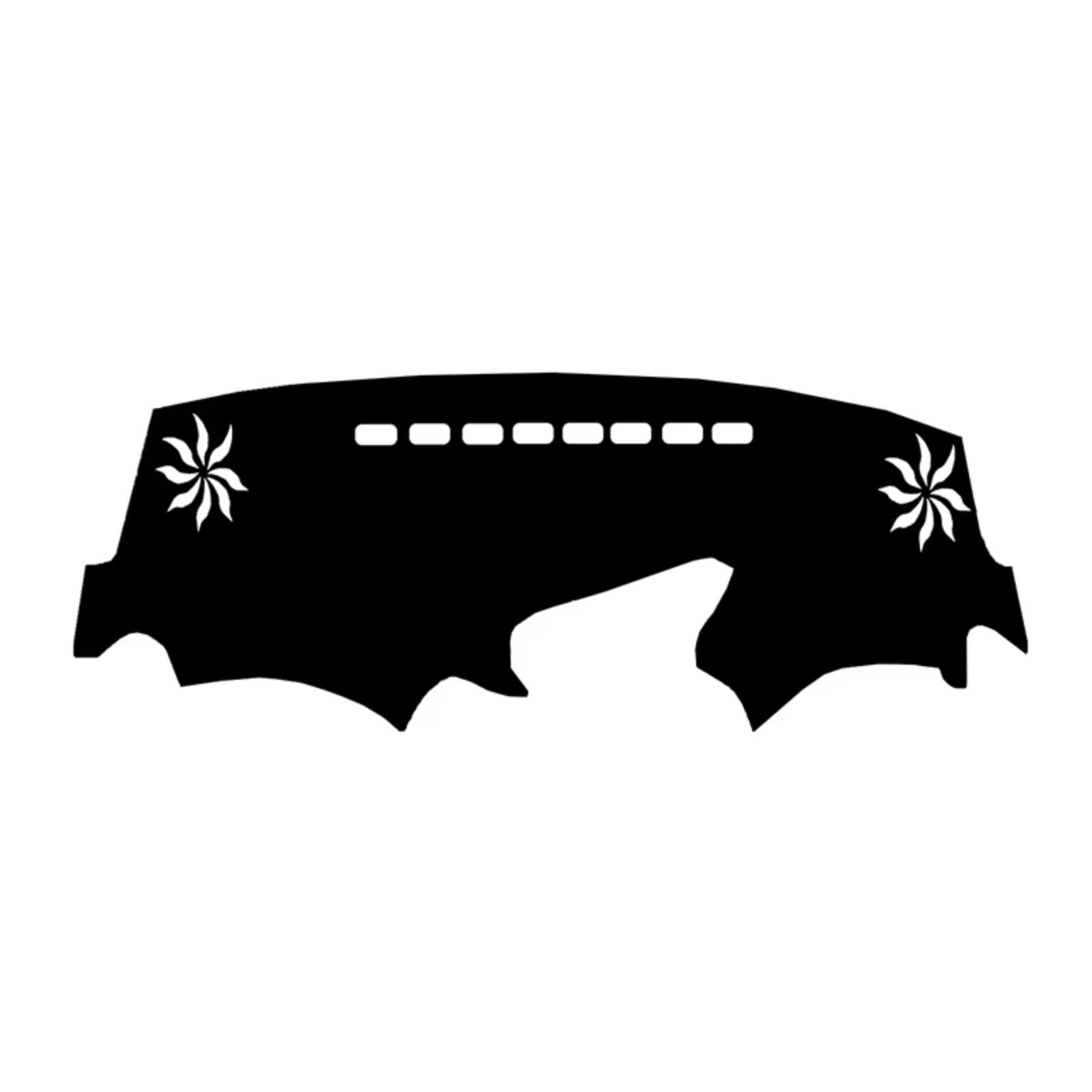 SFNNMXEO Fit for Toyota Vitz Yaris Platz 1999-2005,Dash Board Cover for Car,Anti Glare Dashboard Cover,Black Nonslip Car Accessories