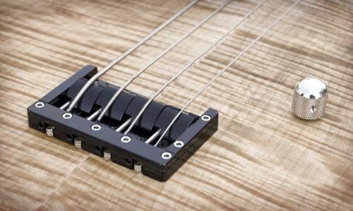 KSM FOUNDATION Bass Bridge (4-string) "Black Body with Nickel Bolts"