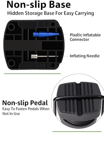 Image of QUXIS Bicycle Pump for Cycle & Bike Tyres | High Pressure Portable Air Pump | Compatible with Presta & Schrader Valves | Compact Cycling Accessory for MTB, Road & Kids Bikes
