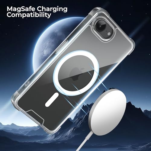 Image of A rtistque Clear Back Cover Case for iPhone 17e | Compatible with Mag-Safe | Premium Cover | Shockproof TPU Bumper | Slim Protective Design | iPhone 17e Back Cover - Transparent