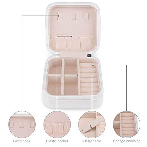 Utotebag Custom Jewelry Box Personalized Bridesmaid Jewelry Travel Case Leather Small Jewelry Organizer Box Birthday Gifts For Women Maid Of Honor Gifts Mom Birthday Gifts #TOP5