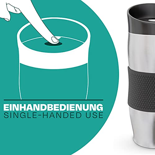 Thermobecher Praknu 400ml – Auslaufsicher und Spülmaschinenfest